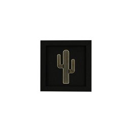 CACTUS frame card wood lettering magnet