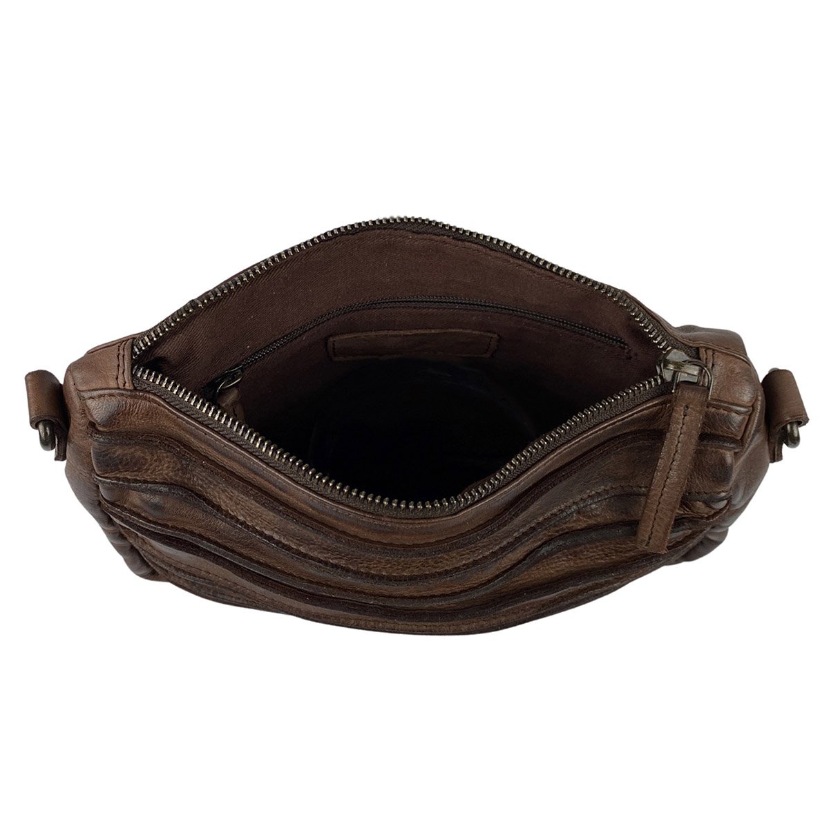 Bolso Bandolera De Mujer En Piel Lavada En 4 Colores