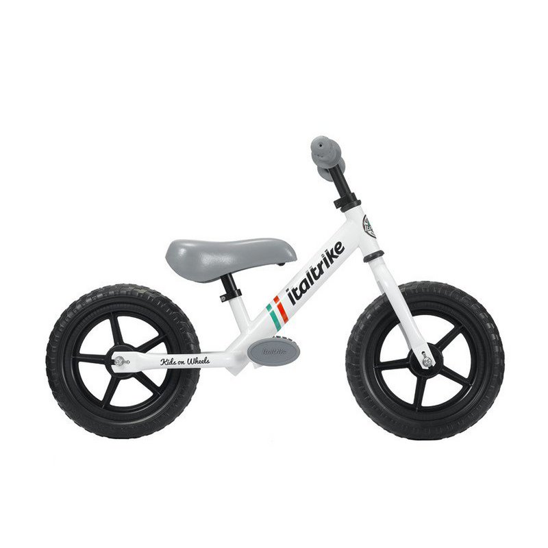 Pista - Steel Balance Bike - 12 EVA Wheels - White - 2/5 years