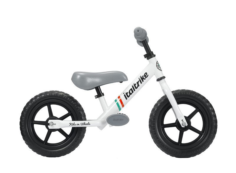 Pista - Steel Balance Bike - 12 EVA Wheels - White - 2/5 years