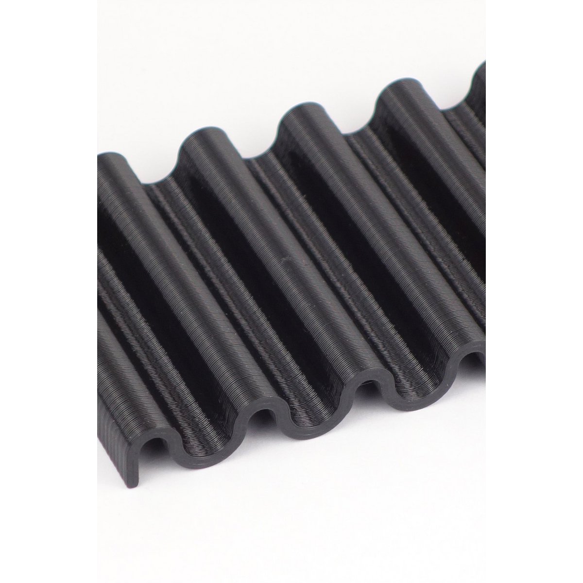 Soap dish made from recycled PET sepia black onda