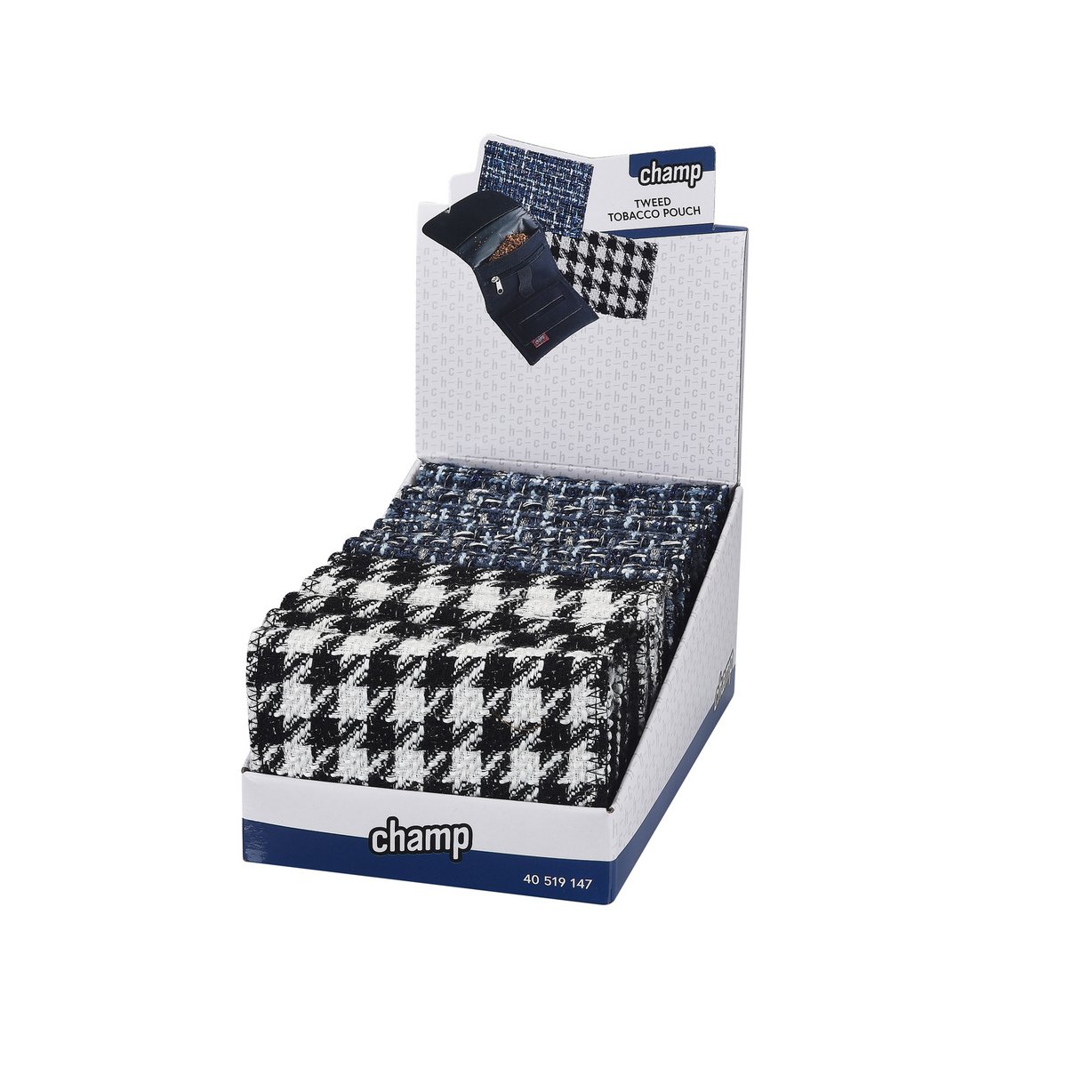 Display of 12 small Tabac Tweed Tobacco Model