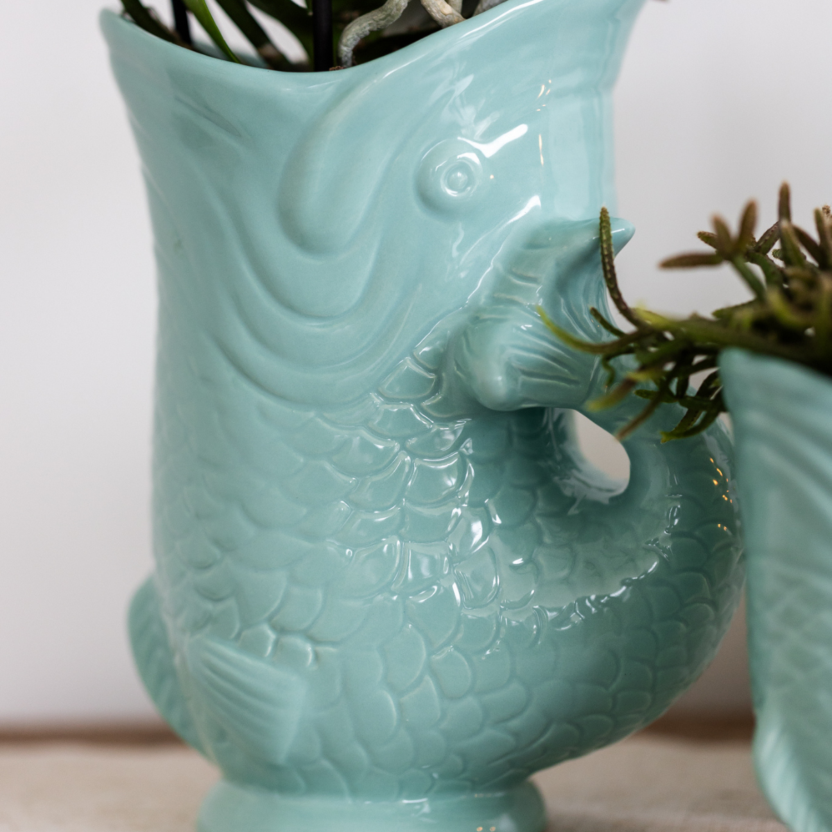 Kolibri Home | Pesce - Turchese - Ø9cm