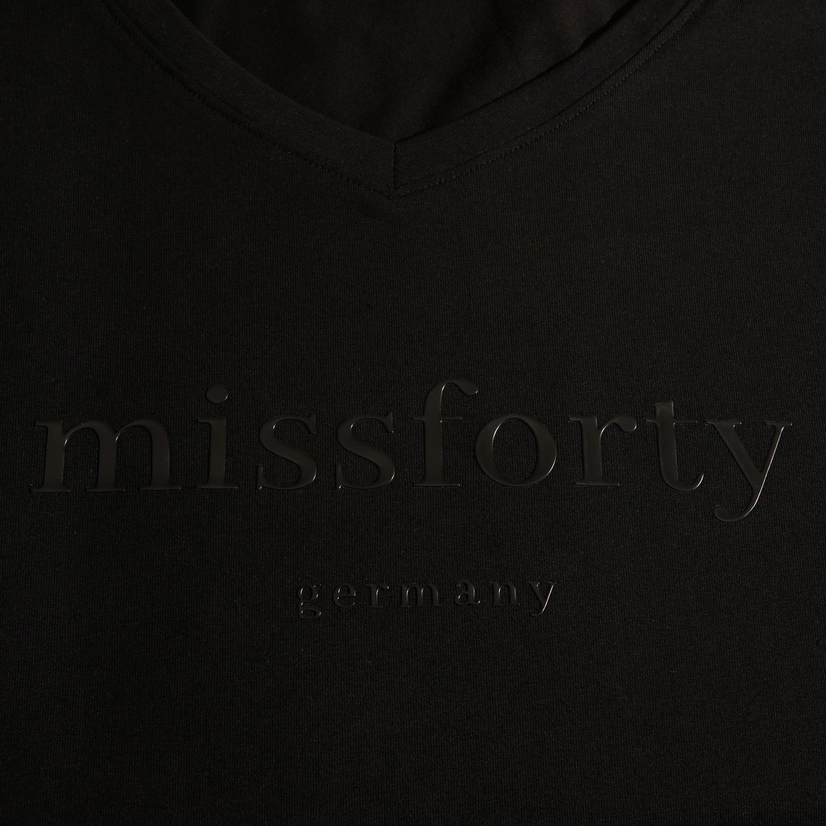 Jersey shirt black missforty