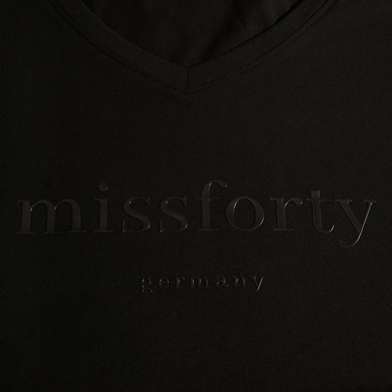 Jersey shirt black missforty