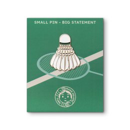 Emalje pin "shuttlecock"