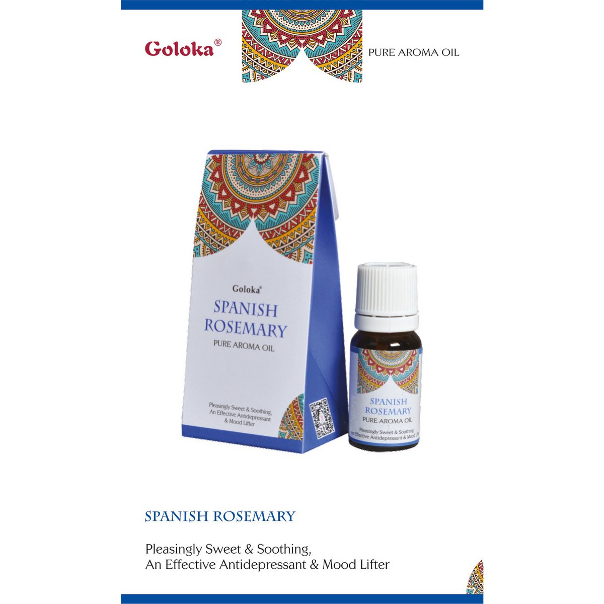 Goloka geurolie Spaanse rozemarijn 10ml