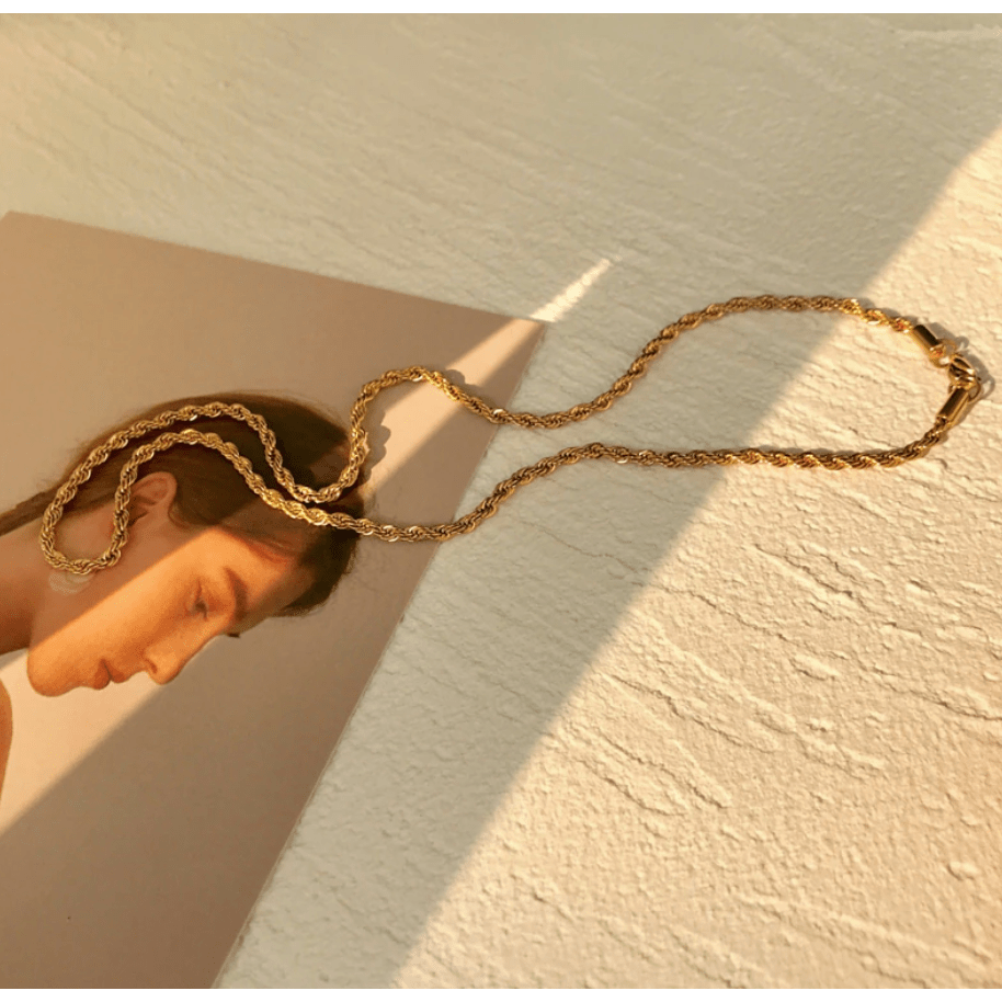 Agamemnon - 3mm Gold Rope Chain