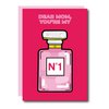 Mom, You're My Number 01 Parfume Greeting Card