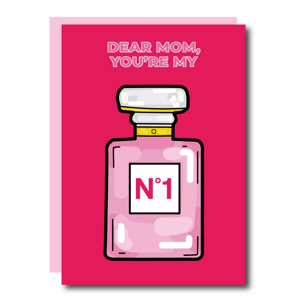 Maman, tu es mon parfum numéro 01 Carte de vœux