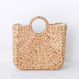 Borsa estiva in tessuto | Borsa Shopping SAMBAS realizzata in Giacinto d'Acqua