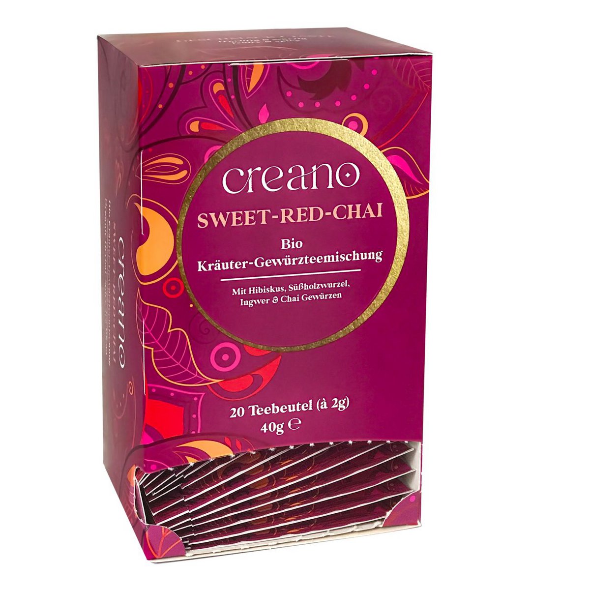 Bio-Teebeutel Sweet-Red-Chai 20er Pack