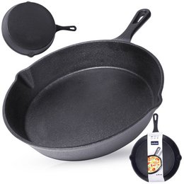 Sartén freír litina de hierro fundido 25 cm