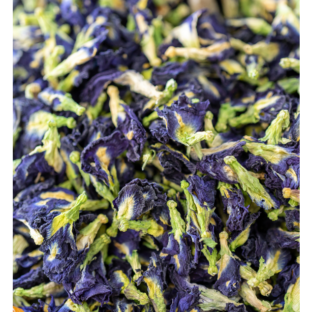 400g of organic butterfly pea flowers in bulk