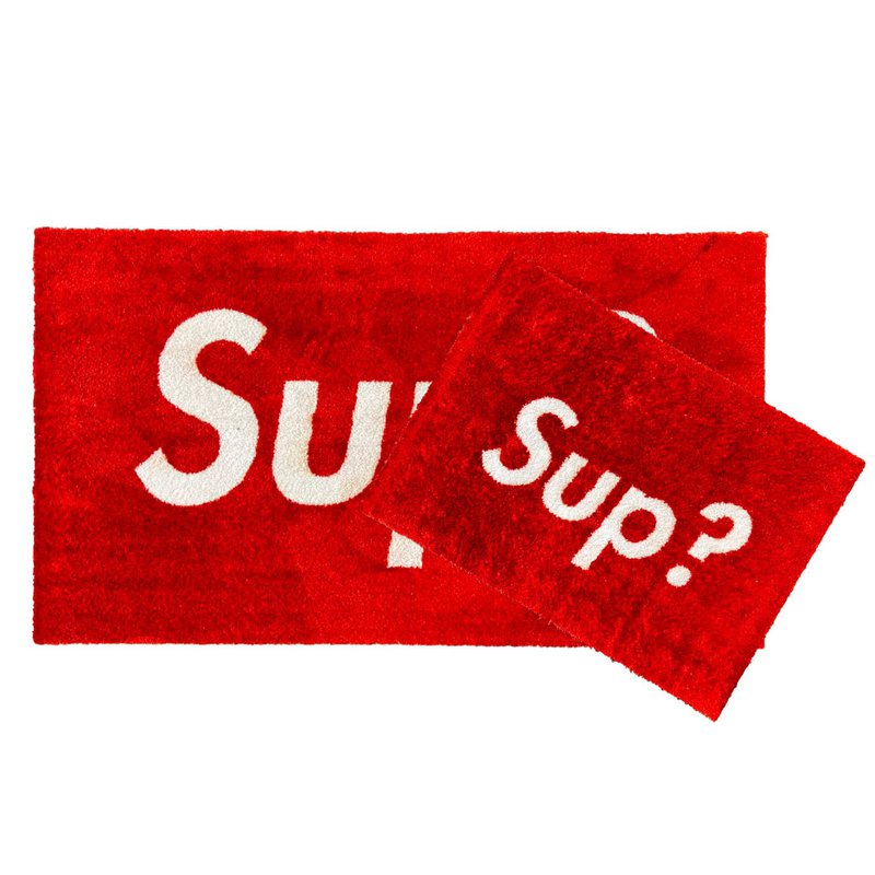 Alfombra de zapatillas / felpudo - ¿SUP? - Rojo