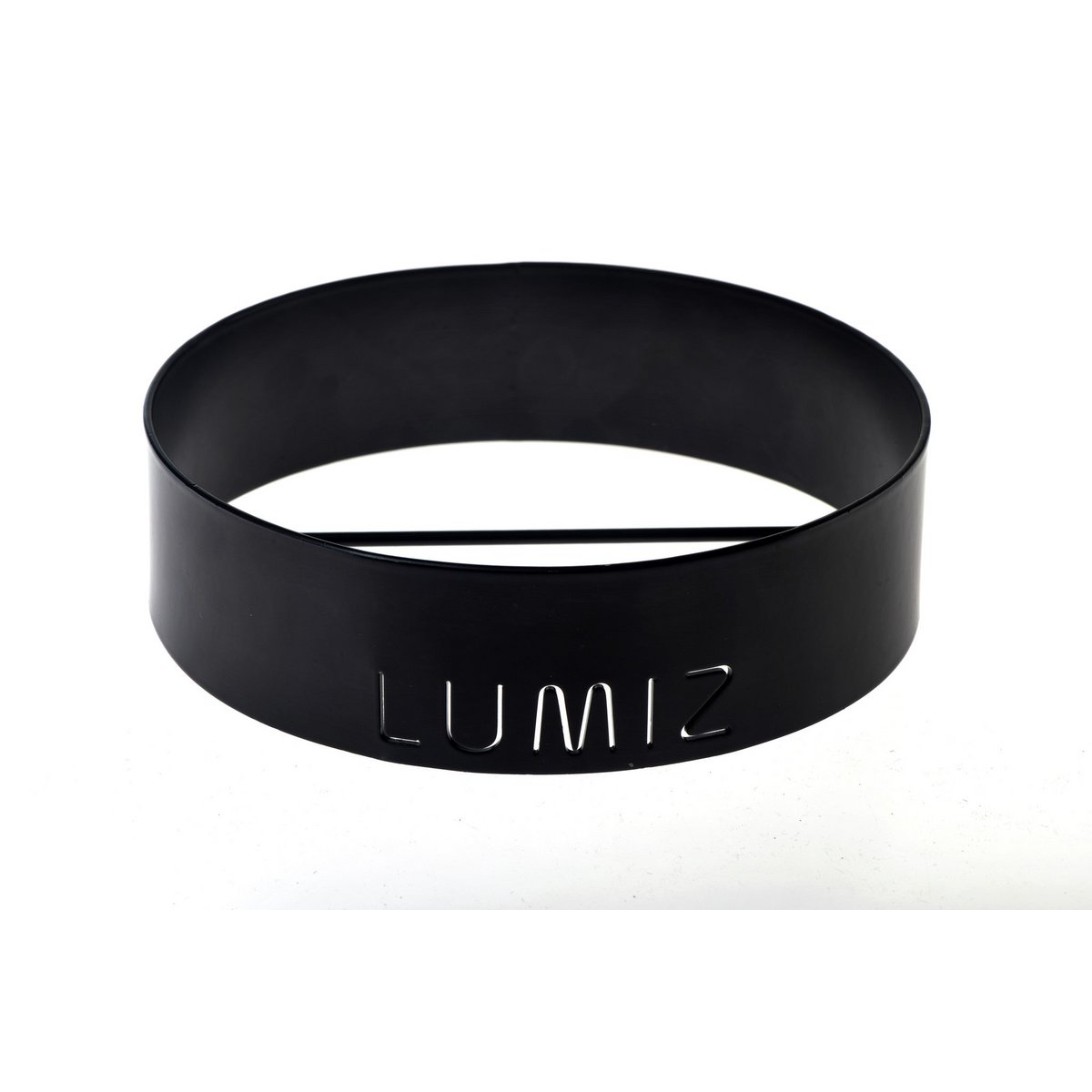 Metalowy pierścionek Lumiz S - 12 cm - czarny