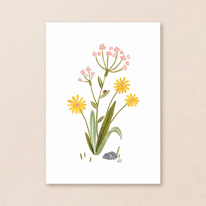 Postal | Kukeluusje en flores