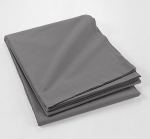 FLAT SHEET 240X300CM 100% COTTON 57 THREADS/CM2 ANTHRACITE