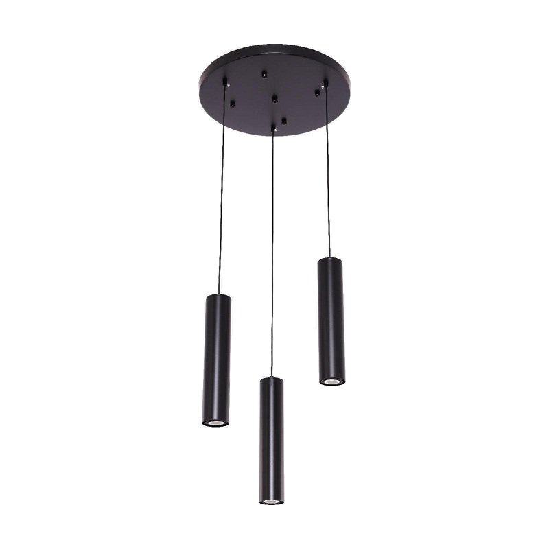 Hanging lamp cylinder 3 | Black