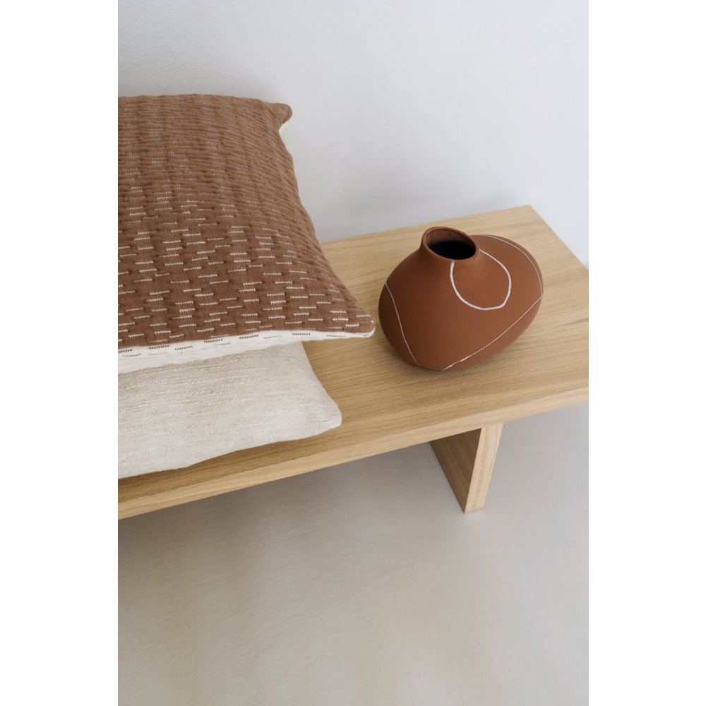 Handgefertigte Vase Iris aus portugiesischer Keramik-Terrakotta 20 x 13 x 14,5 cm