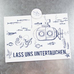 Barca di carta magnetica