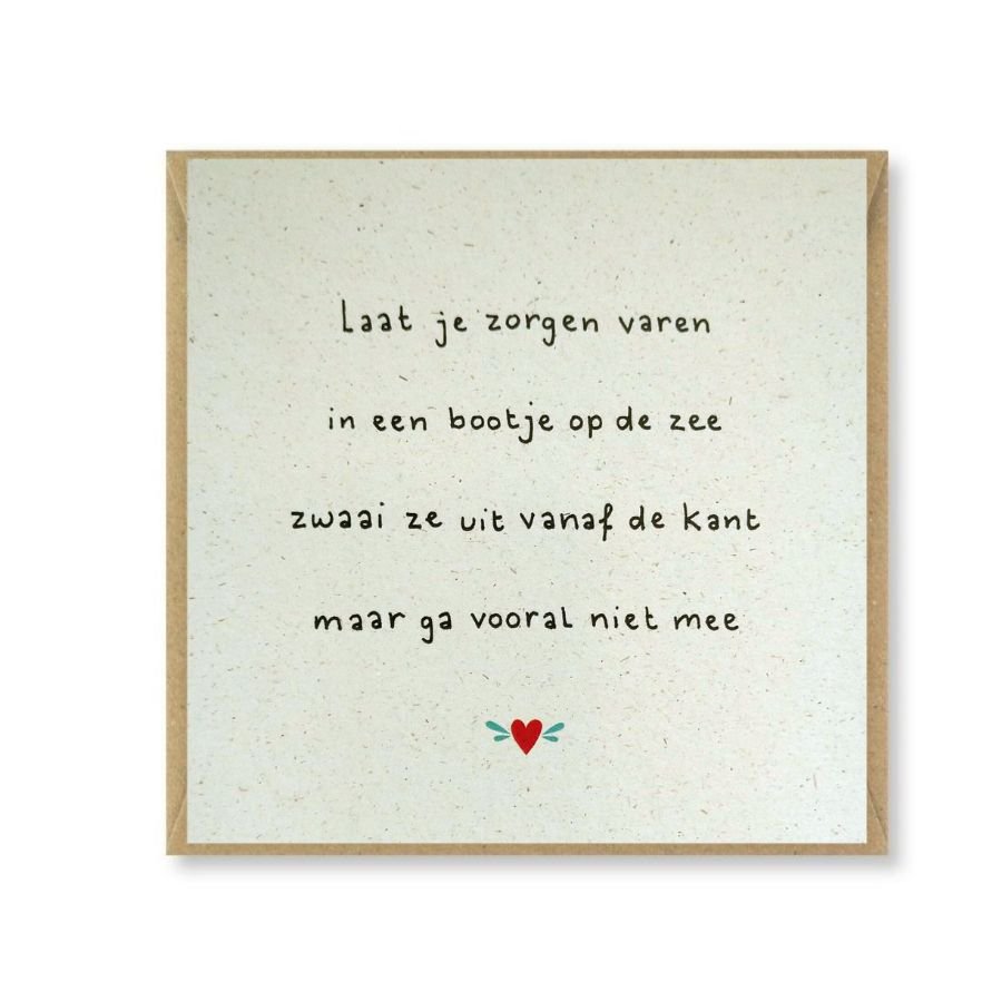 Kaart 'Zorgen varen'