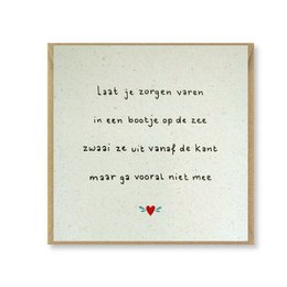 Kaart 'Zorgen varen'