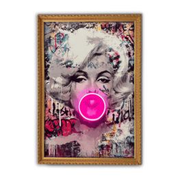Marilyn Bubble V.1 | Led Wall Art