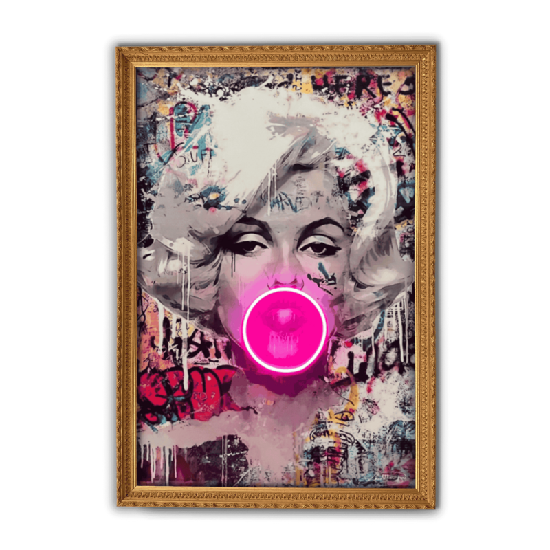 Marilyn Bubble V.1 | Led Wall Art