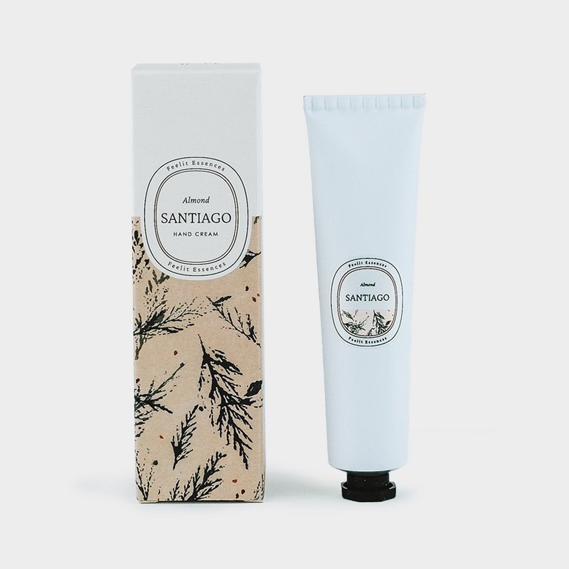 Natural hand cream. Almond fragrance. Santiago Collection