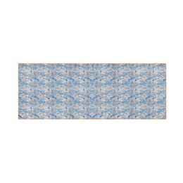Grey Silk Scarf Ikat Design Bintang