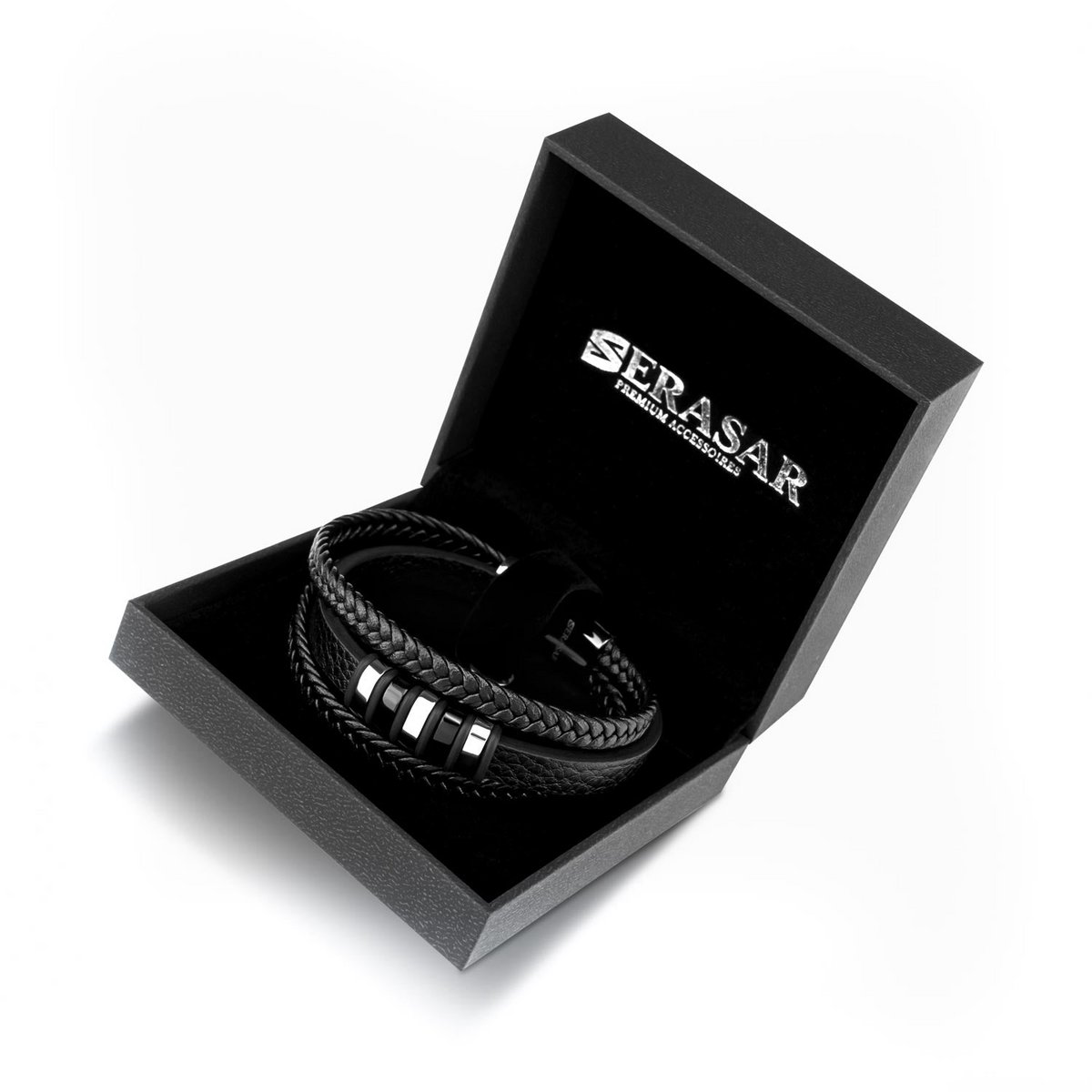 Bracelet en cuir "Gloire"