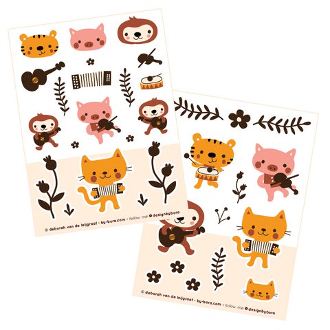 Sticker set - Folk Roadshow