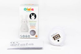 Lampka nocna - Rabbit Loïs - na baterie - różowa