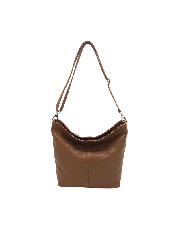 Borsa a tracolla da donna in vera pelle, Made in Italy, art. 112453Nuovo
