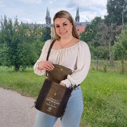 Sunsa Damen Umhängetasche. Handtasche aus Canvas ( Segeltuch) & Leder. Schultertasche in Vintage Stil. Große Crossbody Tasche für Frauen.