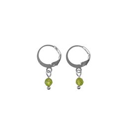 Boucles d'oreilles Péridot - Argent