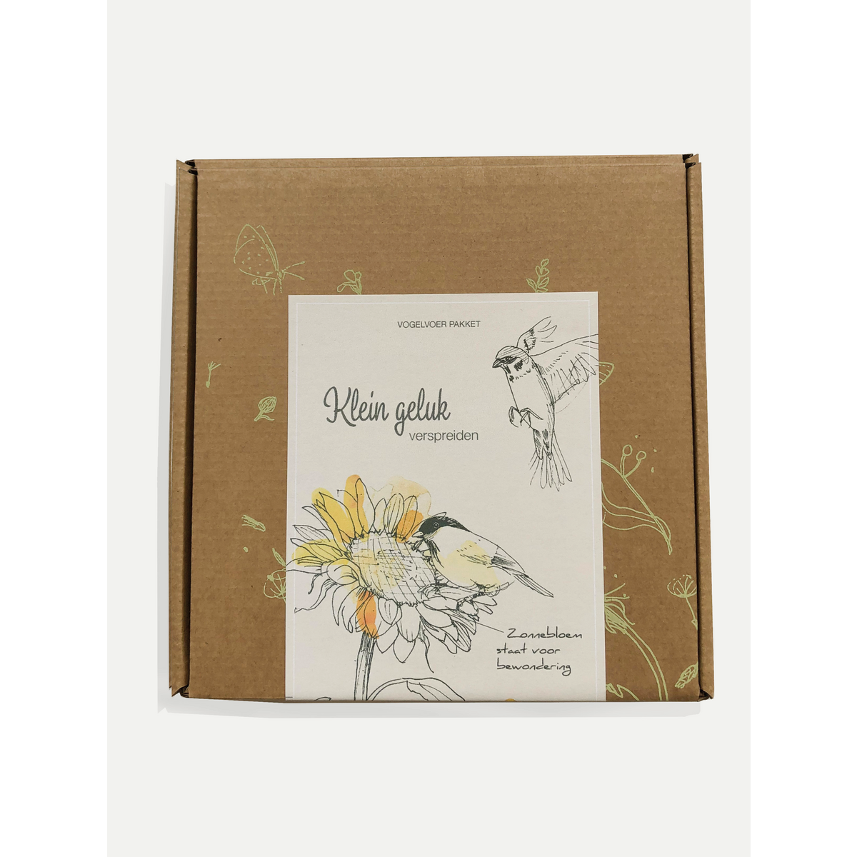 Vogel cadeaudoosje 'klein Geluk'