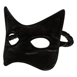 Sort kattemaske