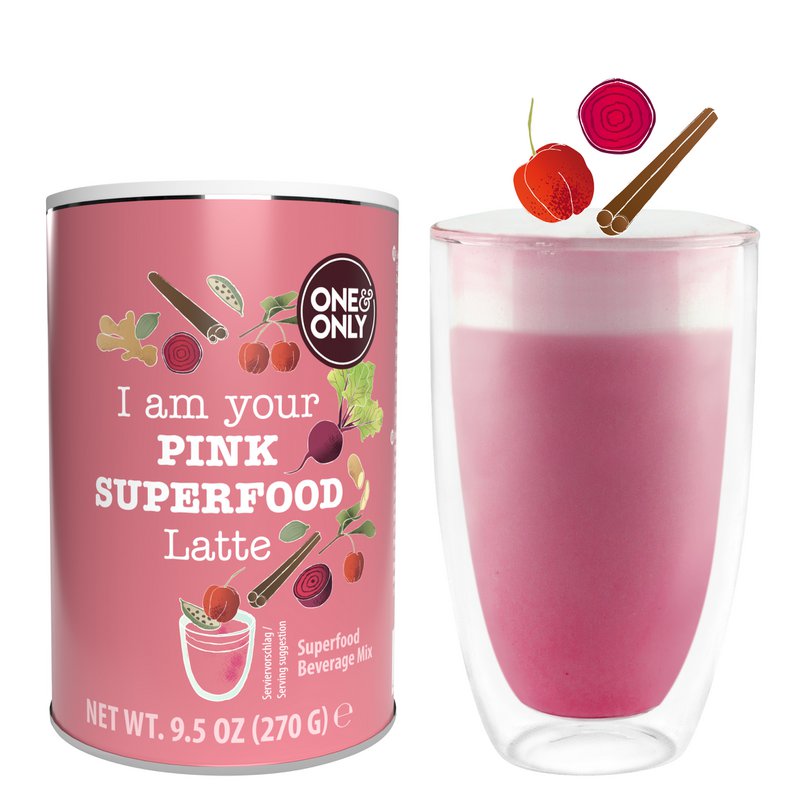 One&Only Pink Superfood Latte Powder