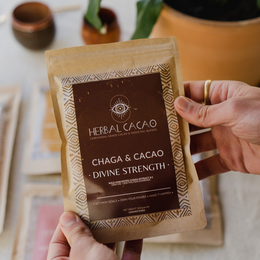 Chaga & Ceremonial Cacao | Divine Strength (10 pieces)
