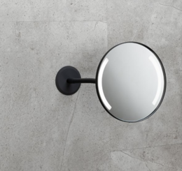 Lighting mirror Wall bracket and gooseneck for gluing and drilling