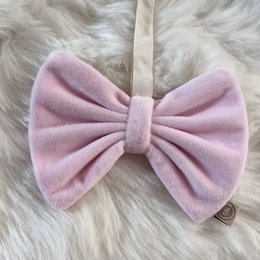 Speendoekje strik - licht roze