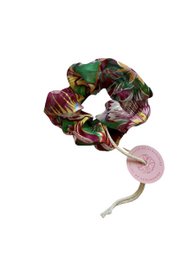 Scrunchie - Bunte Chiffon Blumen - Recycelt
