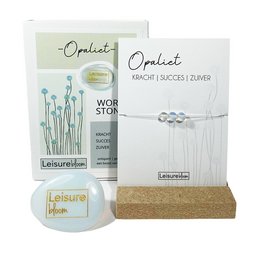 Opalite worry stones, smooth and polished stones with a unique opalescent sheen, designed to provide a calming and soothing tactile experience.