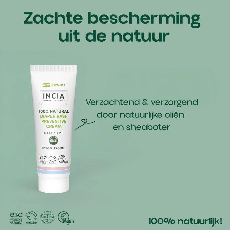 INCIA Vorbeugende und natürliche Windelausschlagcreme