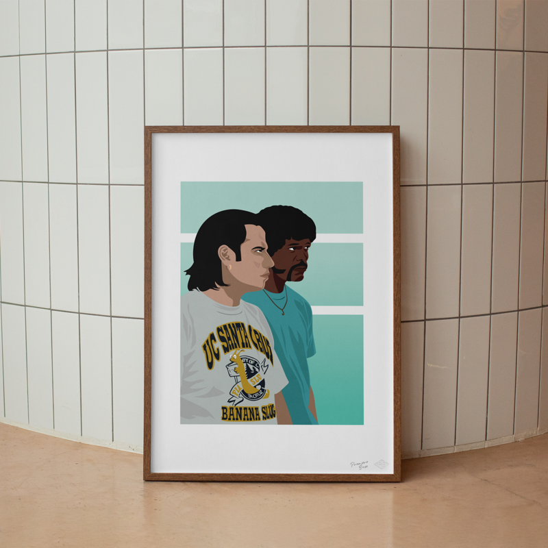 Poster "Pulp Fiction" - A4 & 30x40cm - Art print