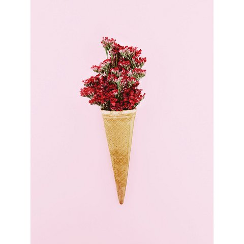 Magnetic marker board - Flower ice