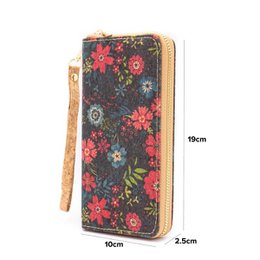 Portafoglio da donna in sughero green-goose - Mandala