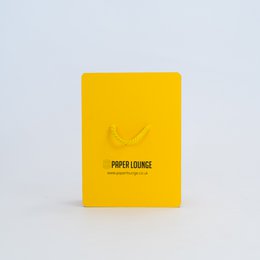 Foldbar papirbænk - gul